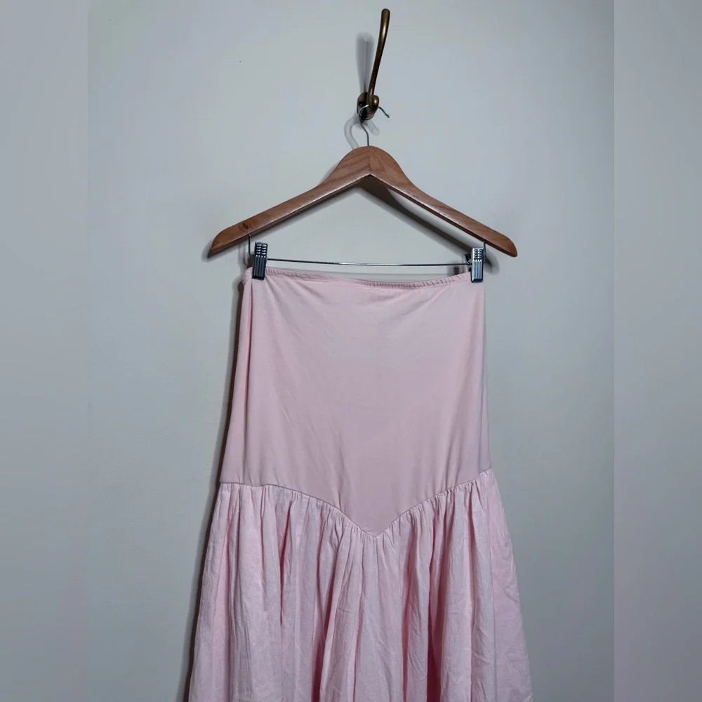 Free People Onda Tube Midi Dress in Pink Nectar